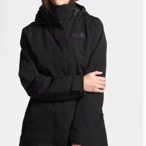 North Face Rain Jacket. Black Xs